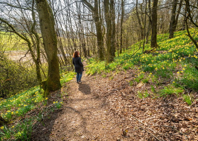 In de lente staat de natuur te wachten met bloeiende landschappen - ideaal voor een wandeling. ©Peter Freisen
