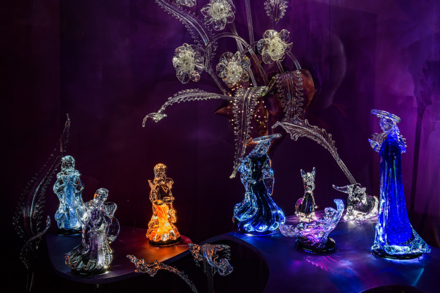 Glaskrippe neu 2025©Krippana