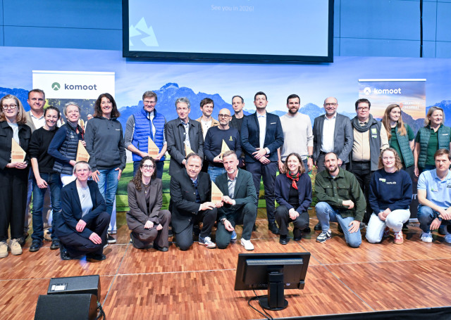 Preisverleihung Komoot Partner Awards 2025(c)komoot_Gabriele_Griessenboeck