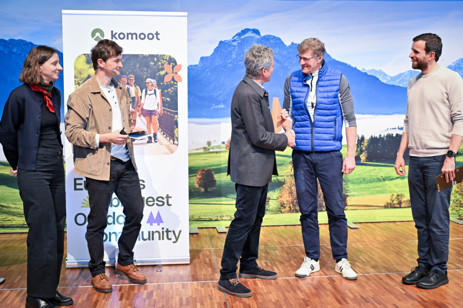 Preisverleihung Komoot Partner Awards 2025(c)komoot_Gabriele_Griessenboeck