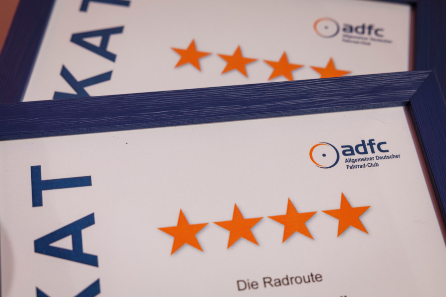 Vennbahn 4 Sterne Verleihung©ADFCDeckbar (2)